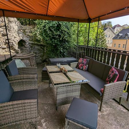 Waldblickwohnung Mit Schoener Terrasse Und Kamin Sebnitz Exteriér fotografie