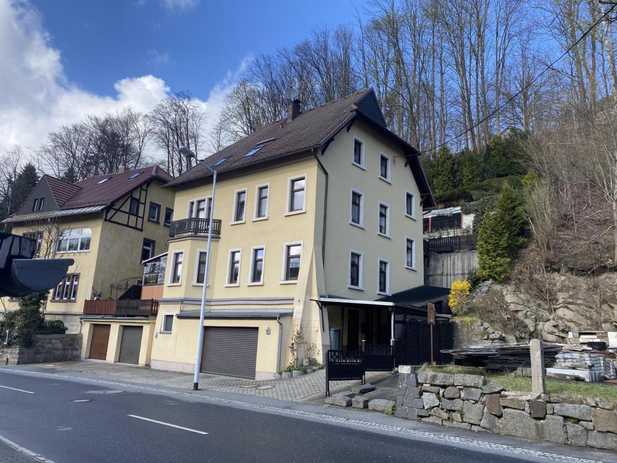 Waldblickwohnung Mit Schoener Terrasse Und Kamin Sebnitz Exteriér fotografie