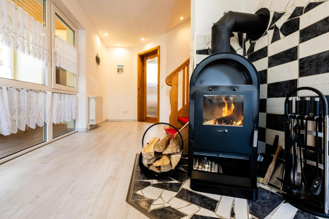 Waldblickwohnung Mit Schoener Terrasse Und Kamin Sebnitz Exteriér fotografie