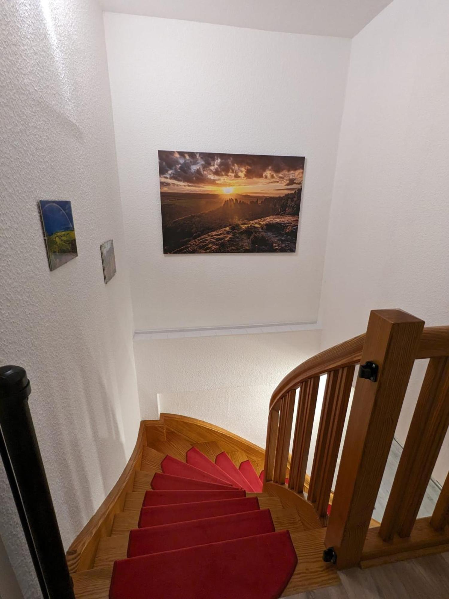 Waldblickwohnung Mit Schoener Terrasse Und Kamin Sebnitz Exteriér fotografie